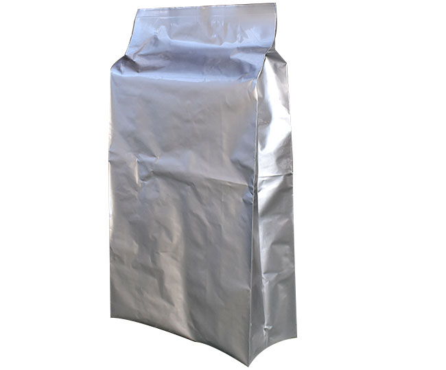 Flat three-dimensional aluminum foil bag
